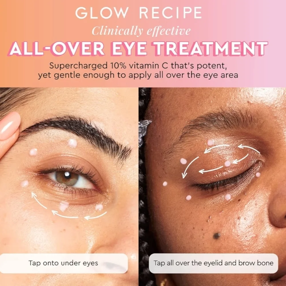 Glow Recipe Guava Vitamin C Bright-Eye Gel Cream, 15ml, NIB - Picture 4 of 7